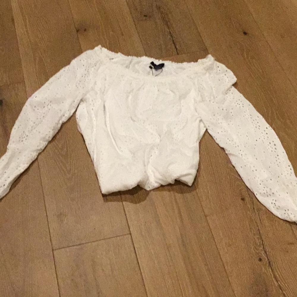 Sanctuary NWT Blooming Eyelet Blouse M - Picture 7 of 7